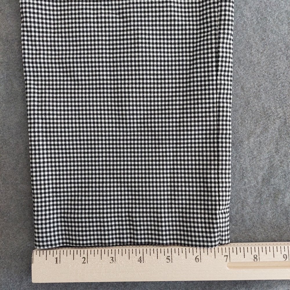 Cupcakes and Cashmere Gingham High Rise Pull On Pants Size 12 Black White - Picture 6 of 6